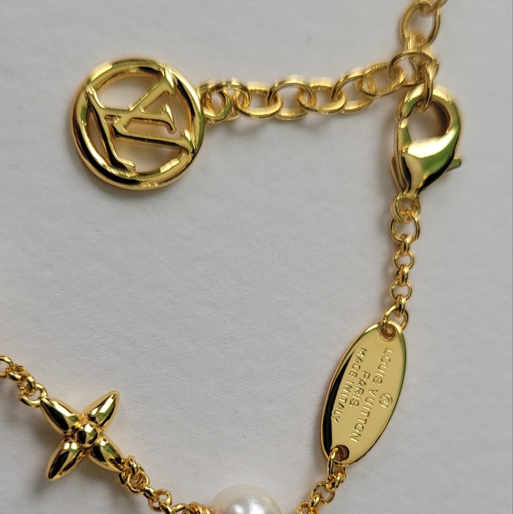 Louis Vuitton Gold Tone Charm Bracelet - Picture 11 of 17
